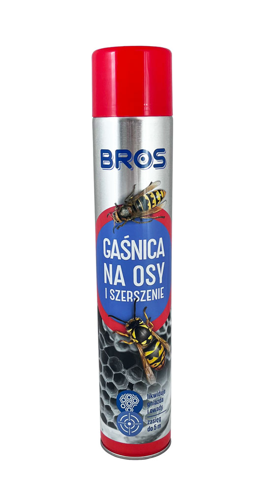 Gaśnica na osy i szerszenie 600 ml Bros